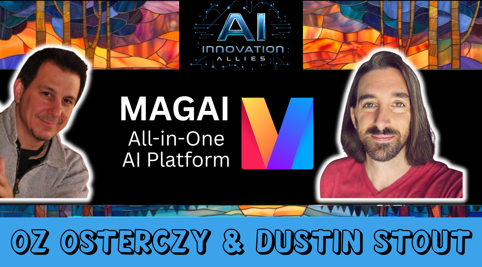 Oz and Dustin review the features of Magai, an all in one AI platform
