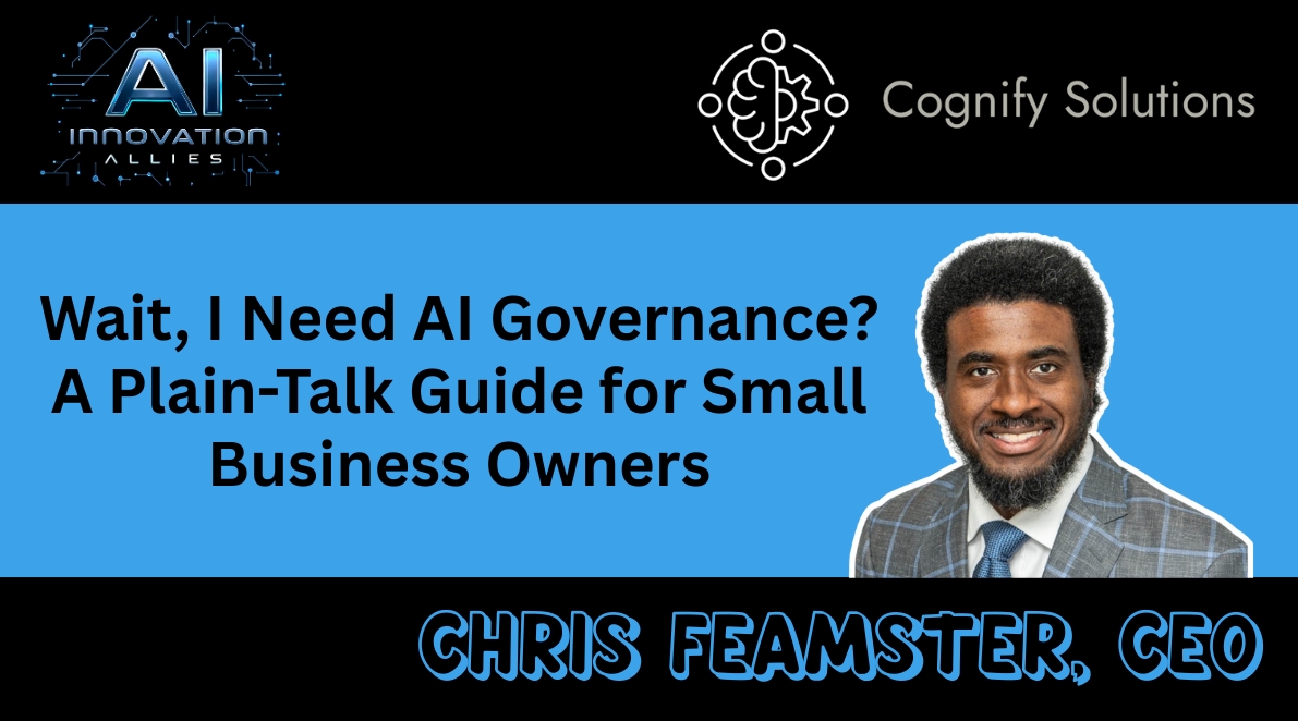 Chris Feamster, Ceo of Cognify SOlutions